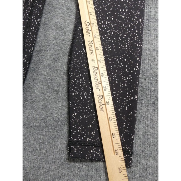 Lululemon 6 Leggings Wunder Under High Rise Magnetized Jacquard Black White - Picture 7 of 7